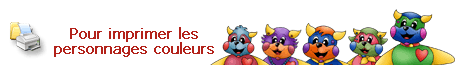 Imprimez les personnages
