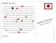 Histoire imagée – carte postale du Canada
