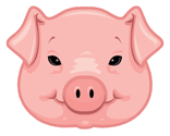 Jeu du cochon rose