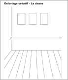 Ouvrir coloriage cr&eacute;atif-La danse