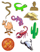 Sc&egrave;ne du d&eacute;sert