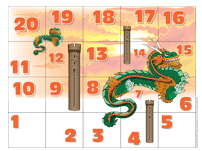 Ouvrir jeu serpents et &eacute;chelles-Les dragons