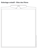 Coloriage cr&eacute;atif - F&ecirc;te des p&egrave;res