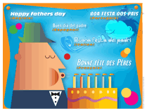Ouvrir affiche Bonne f&ecirc;te des P&egrave;res