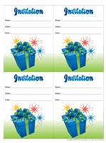 Ouvrir carte d&rsquo;invitation