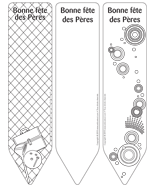 Ouvrir mod&egrave;le signet &ndash; La f&ecirc;te des P&egrave;res