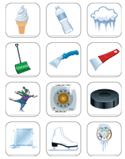 Ouvrir cherche et trouve-La glace