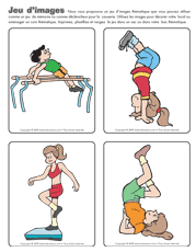Ouvrir jeu d&rsquo;images-&nbsp;gymnastique
