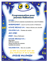 programmation Halloween