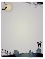 Ouvrir papier à lettres – Halloween