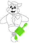 Dessin &agrave; colorier Paponi