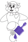 Dessin &agrave; colorier Pegui
