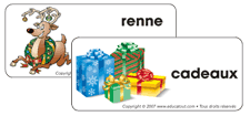 &Eacute;tiquettes-mots No&euml;l