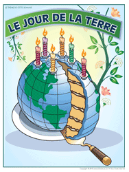 Affiche th&eacute;matique - Le jour de la terre