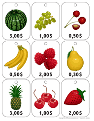 Jeu Liste de prix