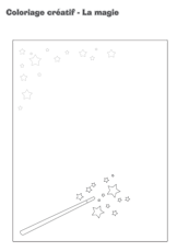 Coloriage créatif La Magie