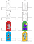 Mod&egrave;les - Petits monstres &agrave; doigts