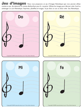 Jeu d'images - La musique