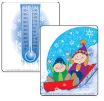 Jeu d'images - La neige