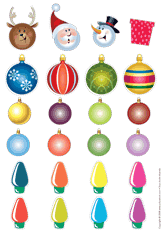 Ouvrir - d&eacute;corations sapin