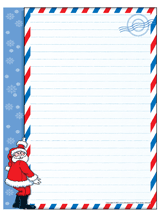 Ouvrir mod&egrave;le- lettres au P&egrave;re No&euml;l