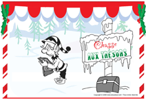 Kiosque - Chasse aux tr&eacute;sors de No&euml;l