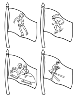 Bricolage - Drapeau olympique