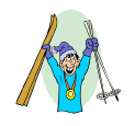 Le skieur