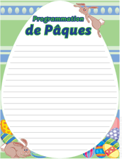 Programmation de P&acirc;ques