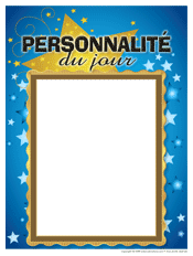 Ouvrir affiche- Personnalit&eacute; du jour