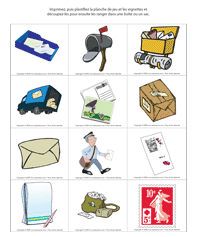 Jeu de la loupe &ndash;  la poste