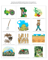 Jeu de la loupe &ndash; les r&eacute;coltes