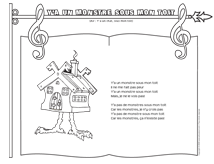 Chanson - Y&rsquo;a un monstre sous mon lit