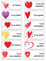 Liste de suggestions de mots doux pour la St-Valentin