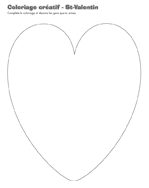 Coloriage cr&eacute;atif&nbsp;&ndash;St-Valentin 