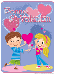 Affiche th&eacute;matique - St-Valentin