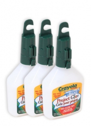 3 Bottles - Crayola Washable Glue