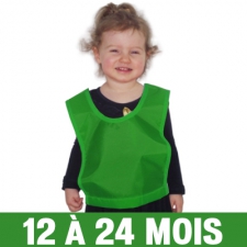 Dossard vert pour enfant de 2 ans et moins