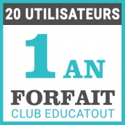 GROUPE-Club educatout<br>20 UTILISATEURS<br>1 an