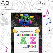 Tlchargement-Japprends mon alphabet de A  Z avec  Poni
