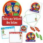 IN FRENCH ONLY  -L'ensemble de mémo lutins pour boite aux lettre