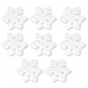 8 Foam snowflakes