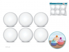 6 foam balls