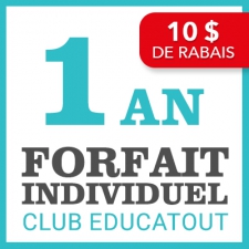 Club educatout - Forfait thématique 1 an<br>