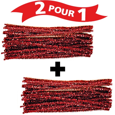 Cure pipes -  Rouge métallique + 1 GRATUIT