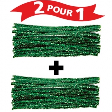 Cure pipes -  Verte métallique + 1 GRATUIT