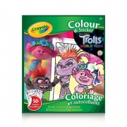 Colour & Sticker Book, Trolls