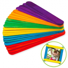 Extra jumbo craft sticks - rainbow