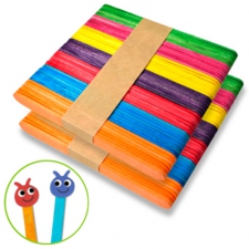 100 craft sticks - rainbow