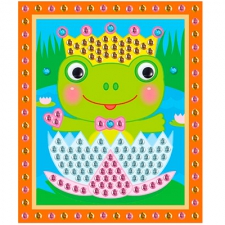 Sequin Gem picture Board - Frog